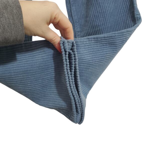 Pacsun | Mom Jean Soft Blue Corduroy High Rise Boho Pants - Picture 4 of 10